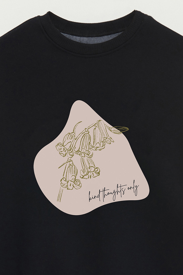 BUZO CREWNECK ESTAMPADO BT KIND THOUGHTS