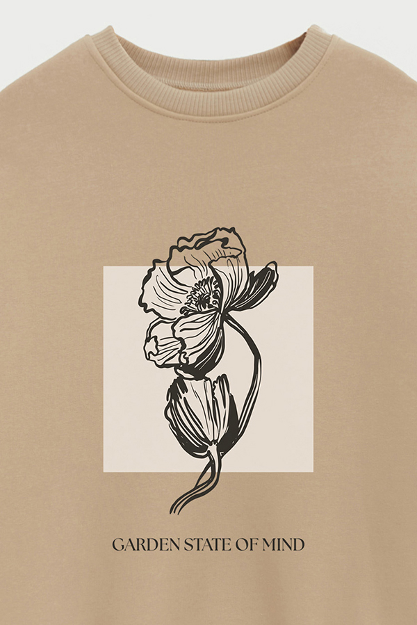 BUZO CREWNECK ESTAMPADO BT GARDEN STATE