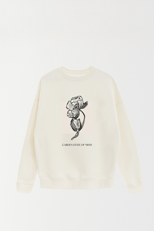 BUZO CREWNECK ESTAMPADO BT GARDEN STATE