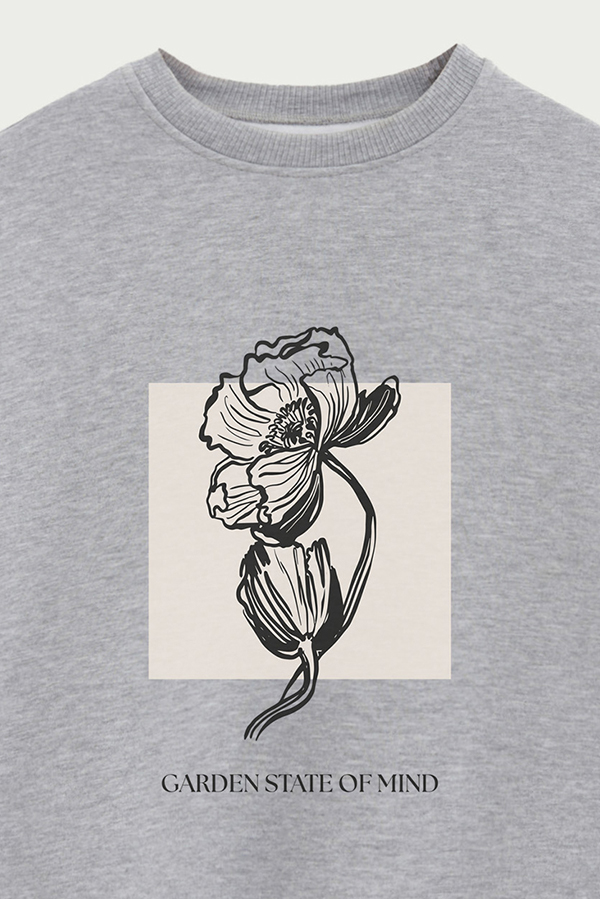 BUZO CREWNECK ESTAMPADO BT GARDEN STATE