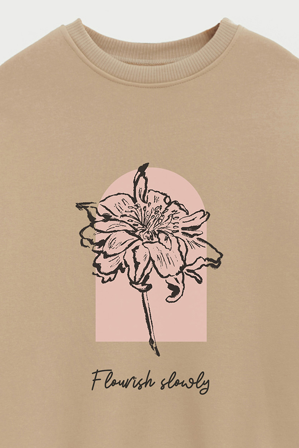 BUZO CREWNECK ESTAMPADO BT FLOURISH