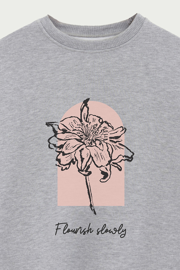 BUZO CREWNECK ESTAMPADO BT FLOURISH