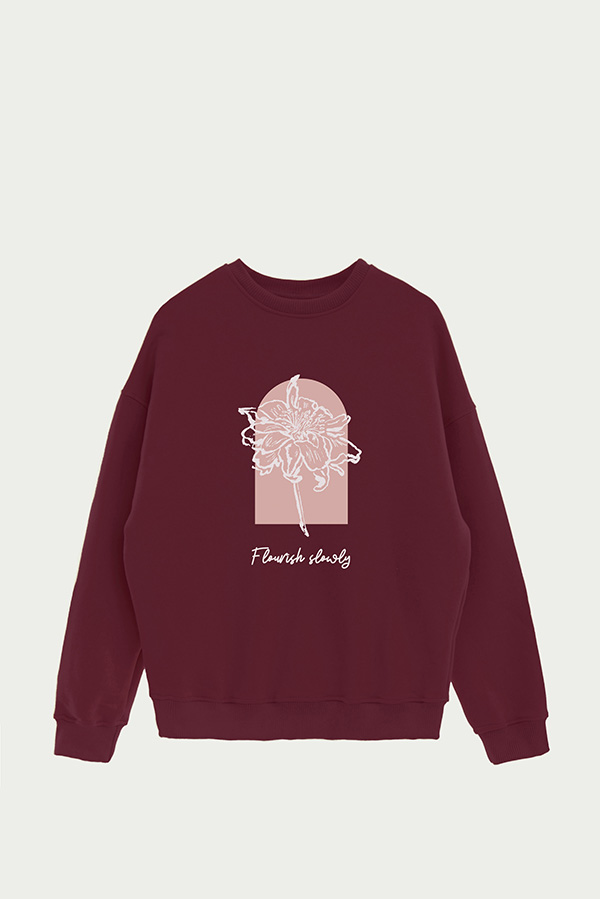 BUZO CREWNECK ESTAMPADO BT FLOURISH