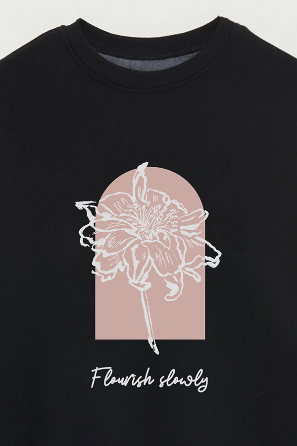 BUZO CREWNECK ESTAMPADO BT FLOURISH