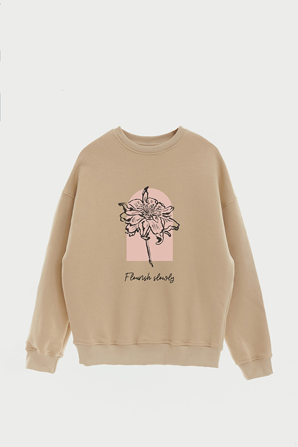 BUZO CREWNECK ESTAMPADO BT FLOURISH