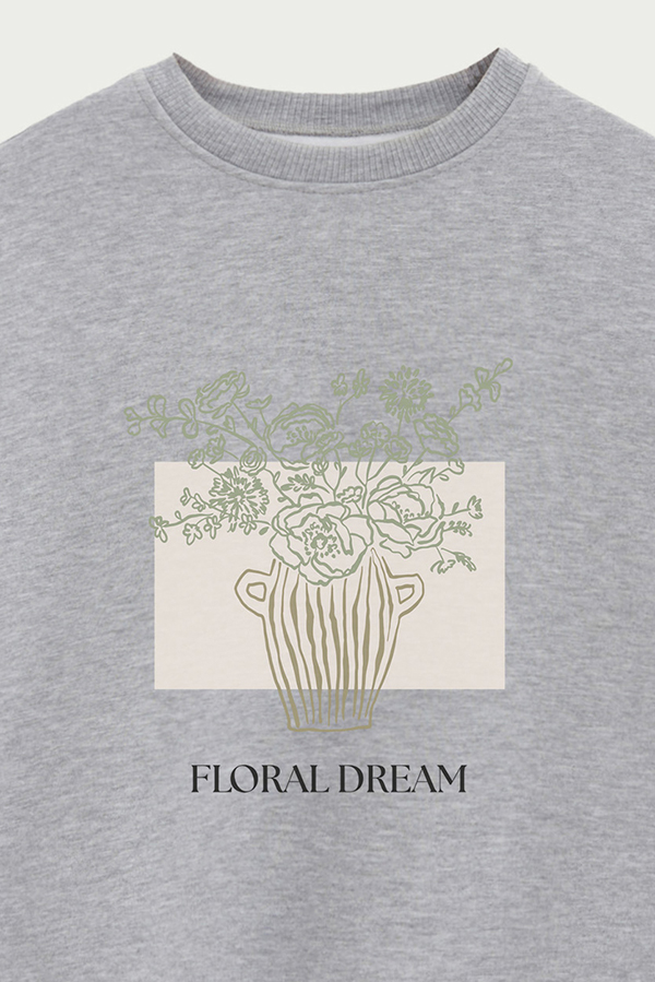 BUZO CREWNECK ESTAMPADO BT FLORAL DREAM