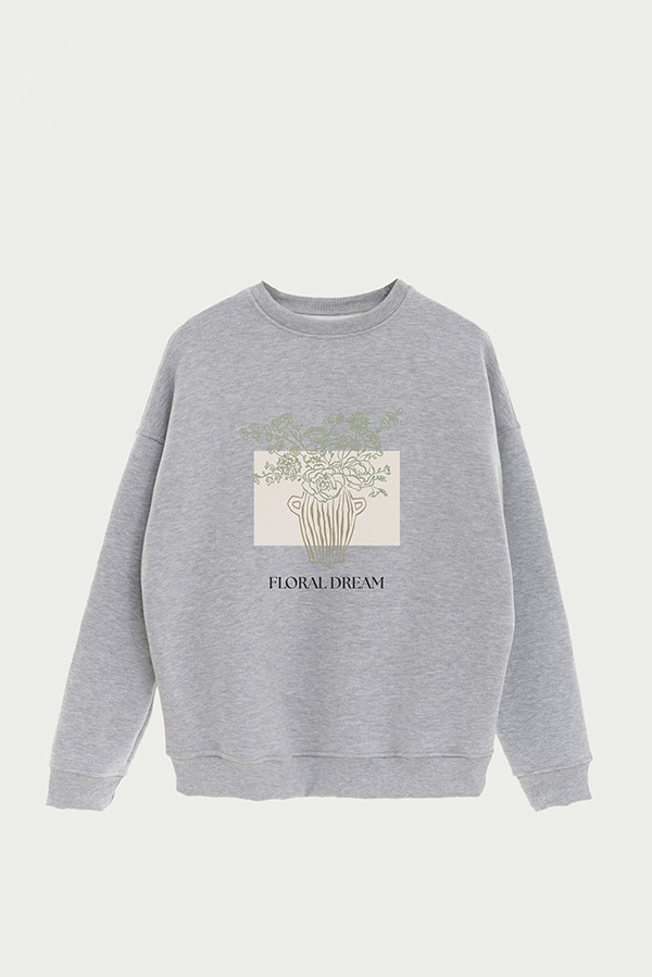 BUZO CREWNECK ESTAMPADO BT FLORAL DREAM