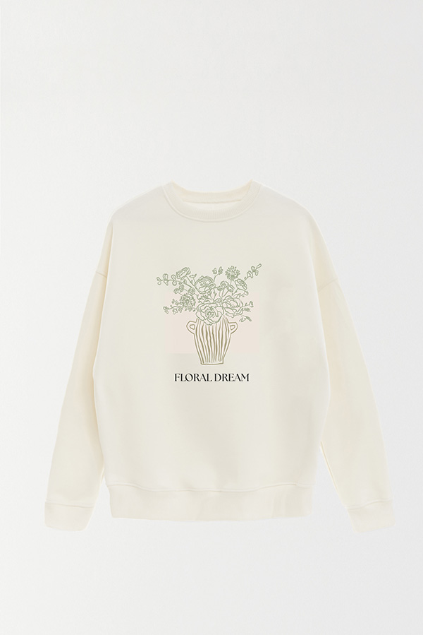 BUZO CREWNECK ESTAMPADO BT FLORAL DREAM