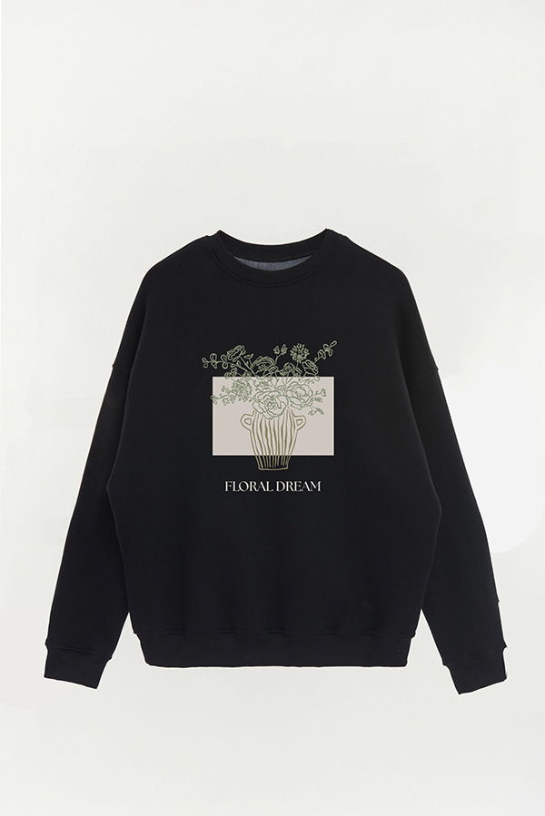 BUZO CREWNECK ESTAMPADO BT FLORAL DREAM