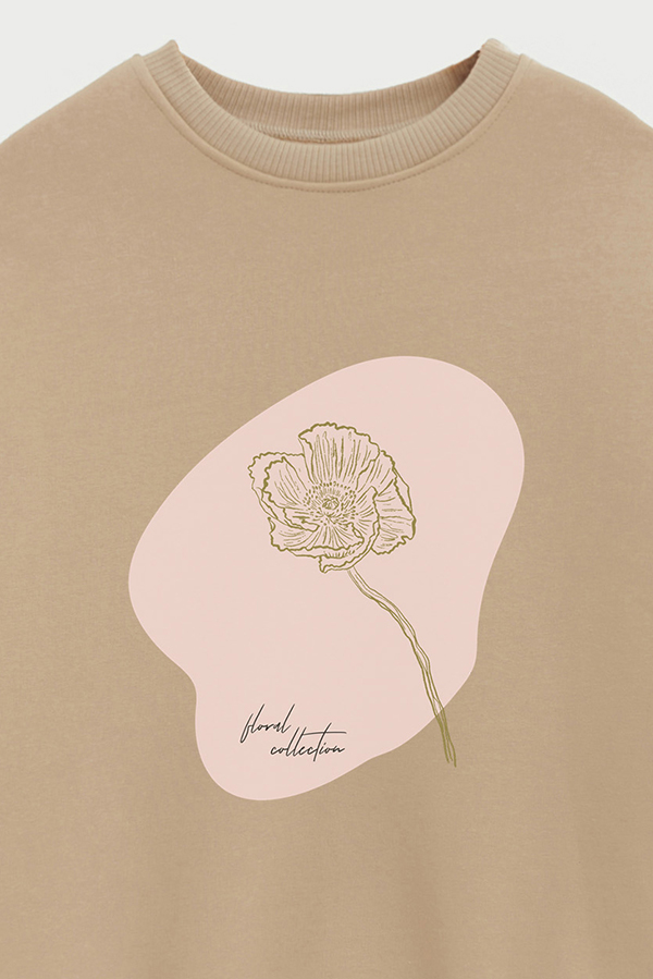 BUZO CREWNECK ESTAMPADO BT FLORAL COLLECTION