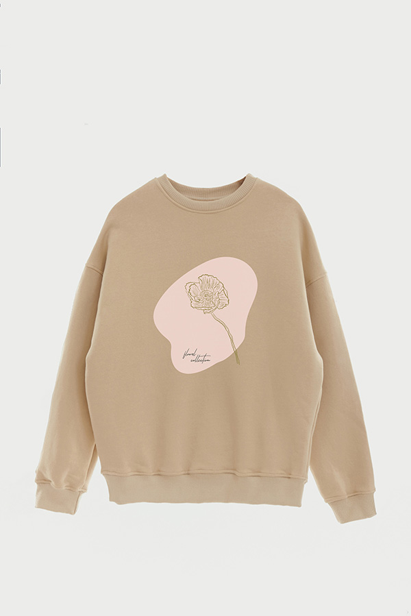 BUZO CREWNECK ESTAMPADO BT FLORAL COLLECTION