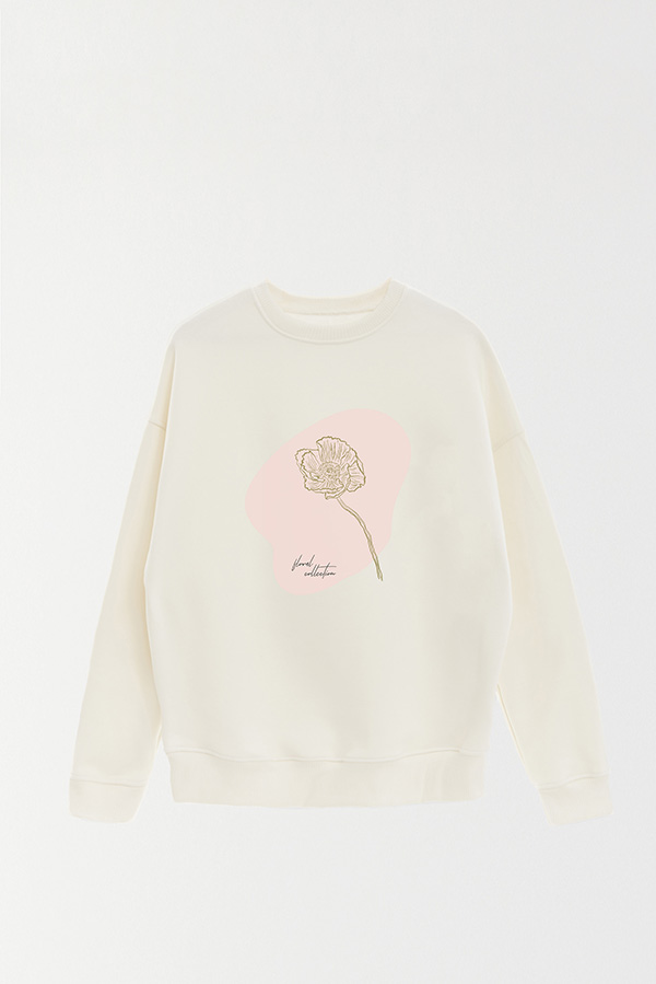 BUZO CREWNECK ESTAMPADO BT FLORAL COLLECTION