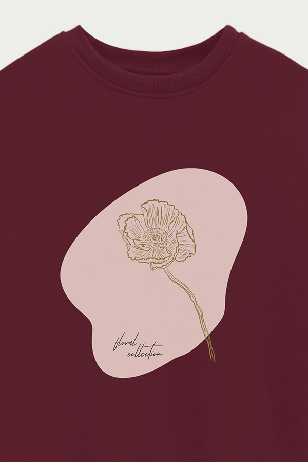 BUZO CREWNECK ESTAMPADO BT FLORAL COLLECTION