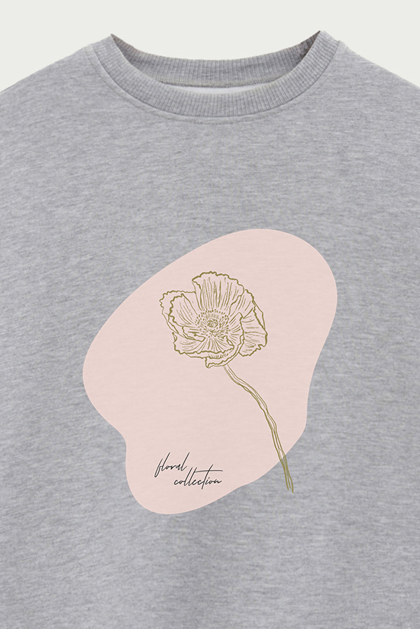BUZO CREWNECK ESTAMPADO BT FLORAL COLLECTION