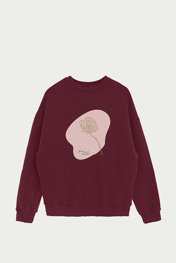 BUZO CREWNECK ESTAMPADO BT FLORAL COLLECTION