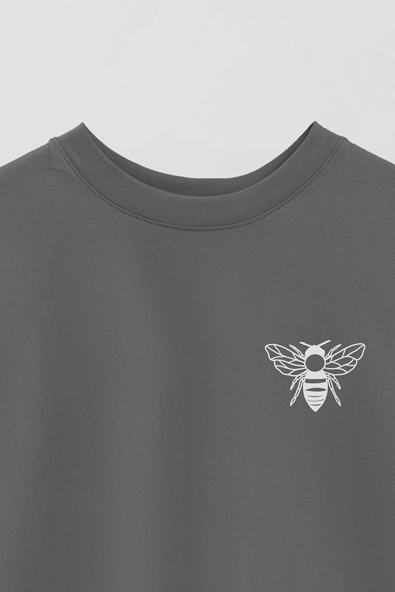 REMERA OVER ESTAMPADA UNISEX BEE