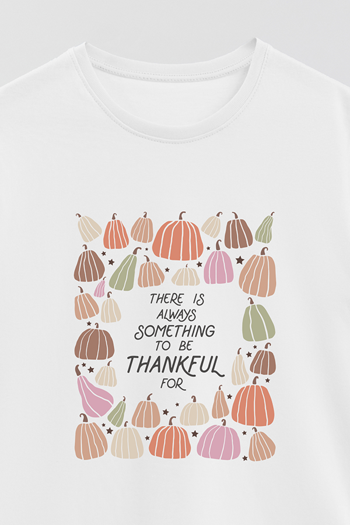 REMERA BASICA ESTAMPADA BO2 THANKFUL