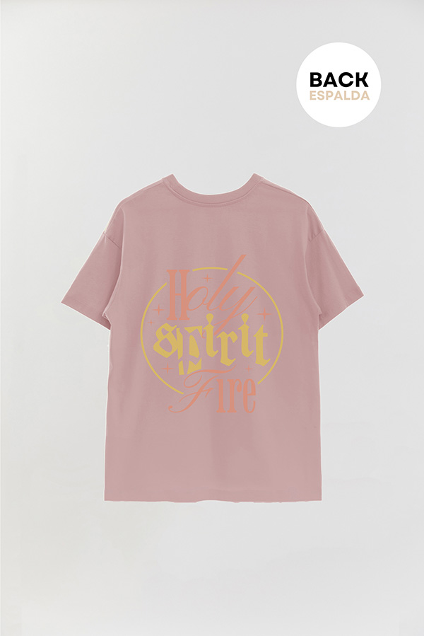 REMERA OVER ESTAMPADA UNISEX ESPALDA SPIRIT