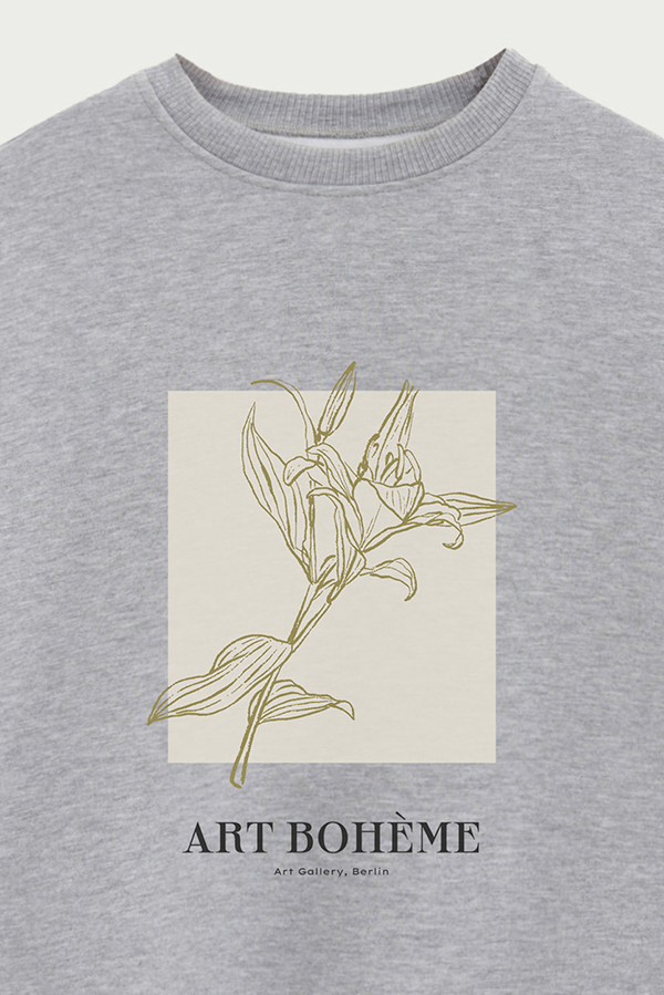 BUZO CREWNECK ESTAMPADO BT ART BOHEME