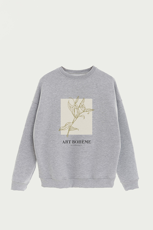 BUZO CREWNECK ESTAMPADO BT ART BOHEME