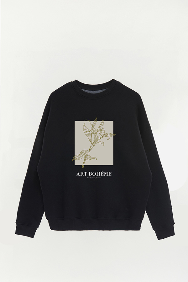 BUZO CREWNECK ESTAMPADO BT ART BOHEME