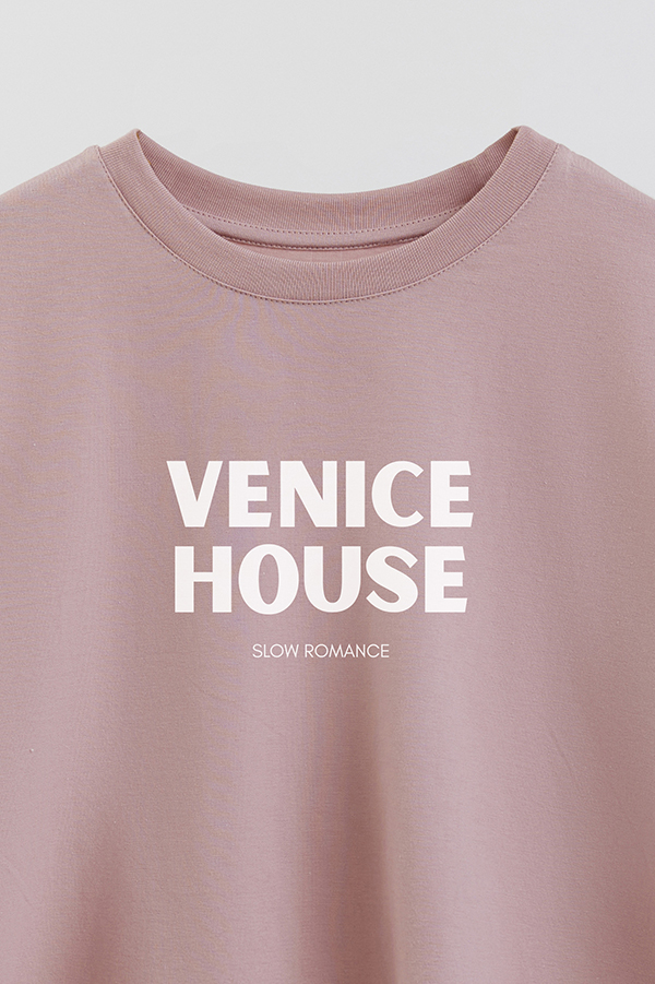 REMERA CROP ESTAMPADA BD VENICE HOUSE