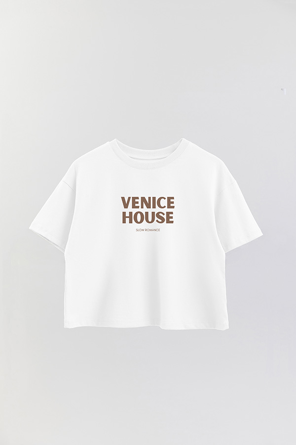 REMERA CROP ESTAMPADA BD VENICE HOUSE