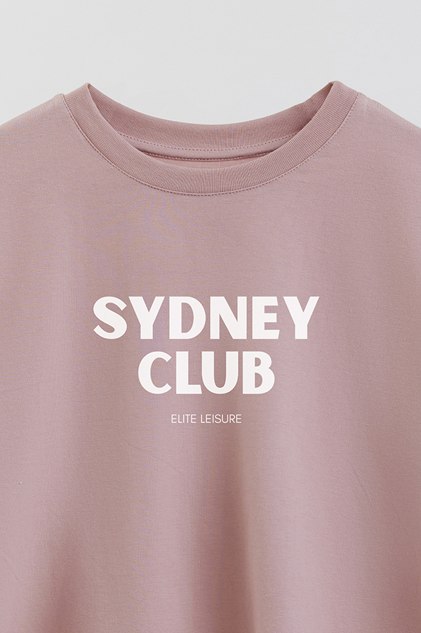 REMERA CROP ESTAMPADA BD SYDNEY CLUB