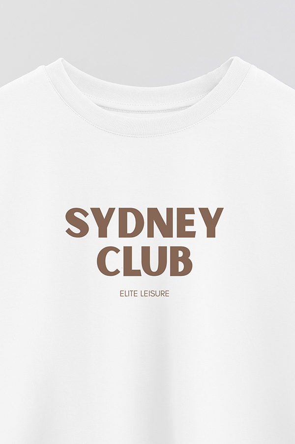 REMERA CROP ESTAMPADA BD SYDNEY CLUB