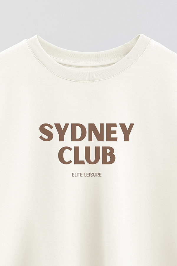 REMERA CROP ESTAMPADA BD SYDNEY CLUB