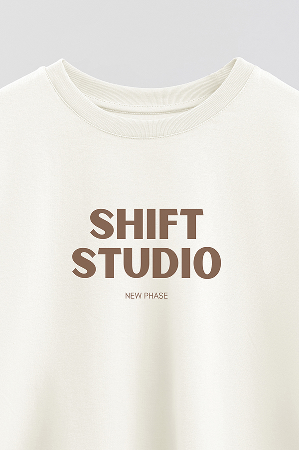 REMERA CROP ESTAMPADA BD SHIFT STUDIO