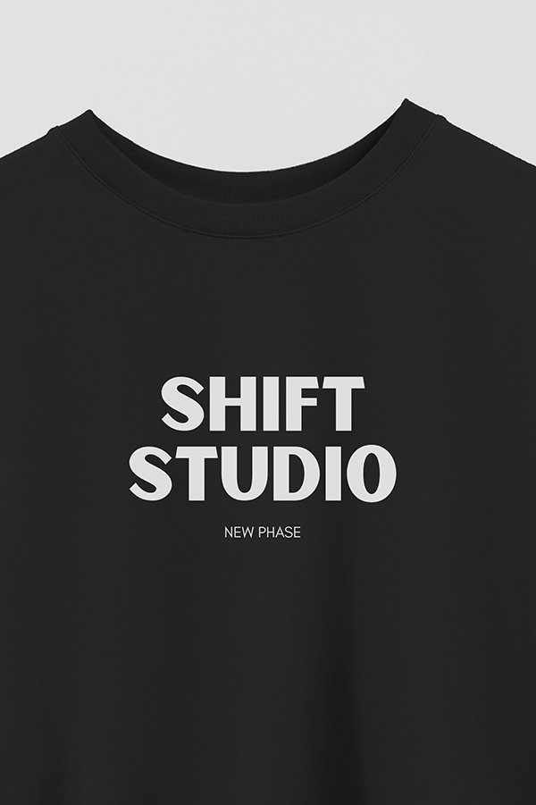 REMERA CROP ESTAMPADA BD SHIFT STUDIO