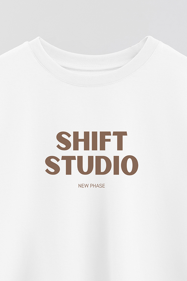 REMERA CROP ESTAMPADA BD SHIFT STUDIO