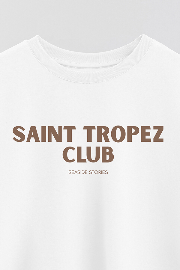 REMERA CROP ESTAMPADA BD ST TROPEZ