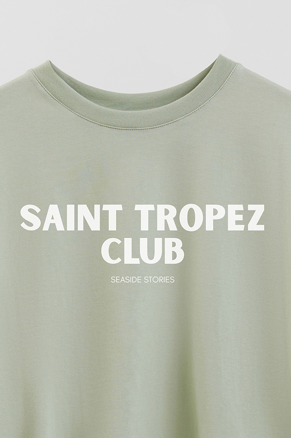 REMERA CROP ESTAMPADA BD ST TROPEZ