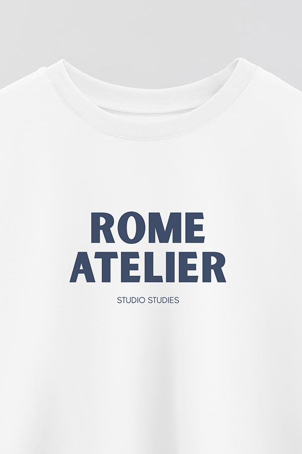 REMERA CROP ESTAMPADA BD ROME ATELIER