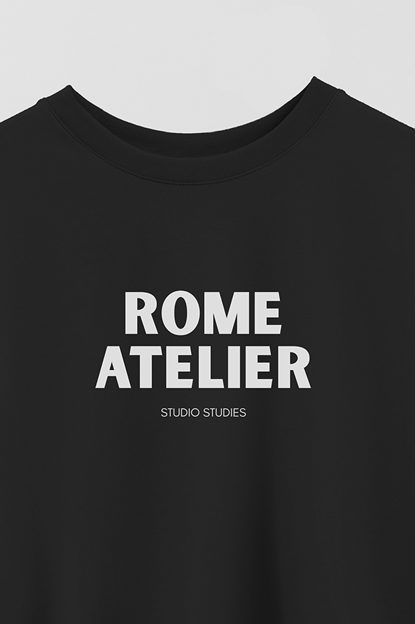 REMERA CROP ESTAMPADA BD ROME ATELIER