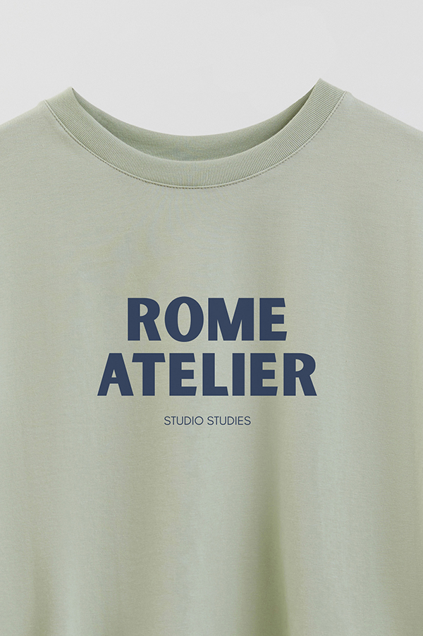 REMERA CROP ESTAMPADA BD ROME ATELIER