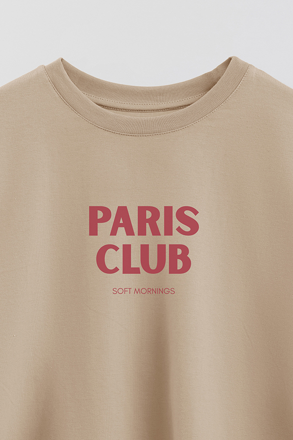 REMERA CROP ESTAMPADA BD PARIS CLUB
