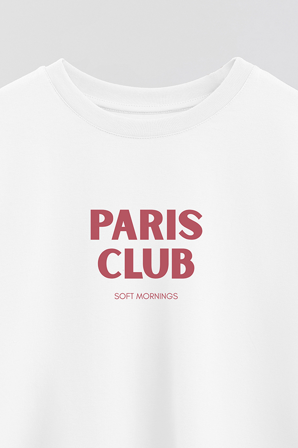 REMERA CROP ESTAMPADA BD PARIS CLUB