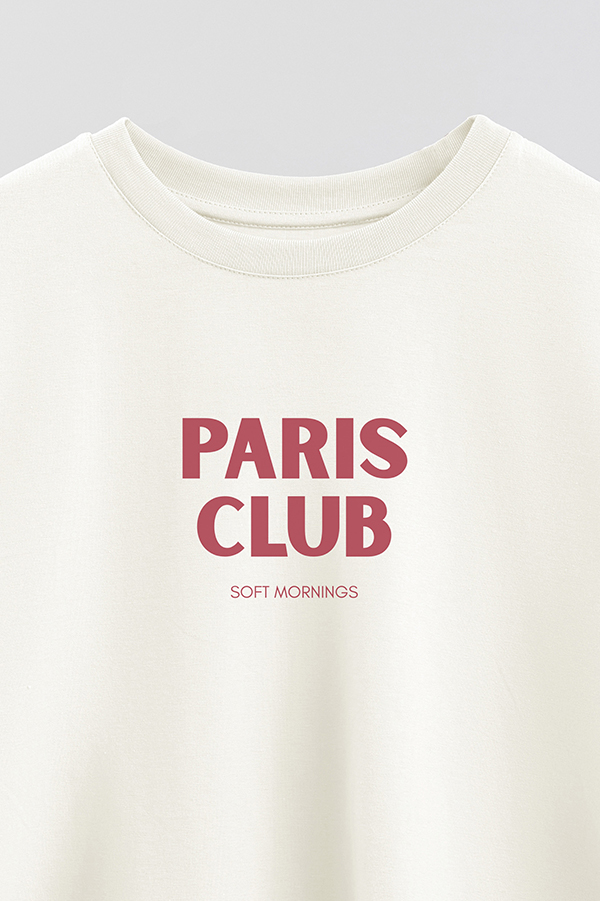 REMERA CROP ESTAMPADA BD PARIS CLUB