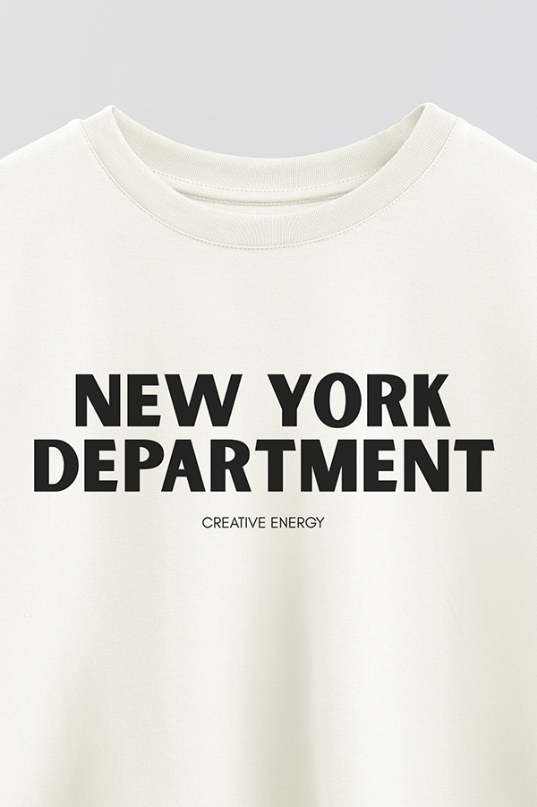 REMERA CROP ESTAMPADA BD NY DEPARTMENT