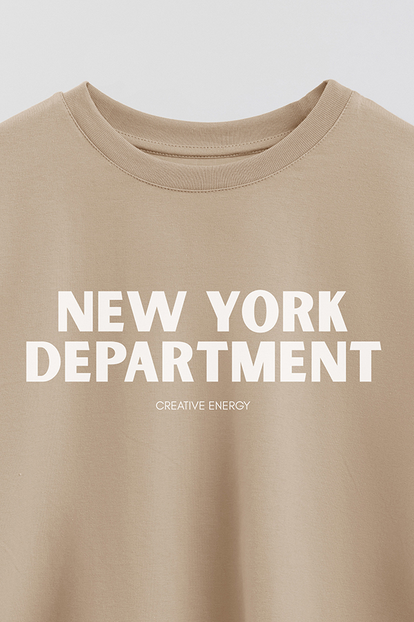 REMERA CROP ESTAMPADA BD NY DEPARTMENT