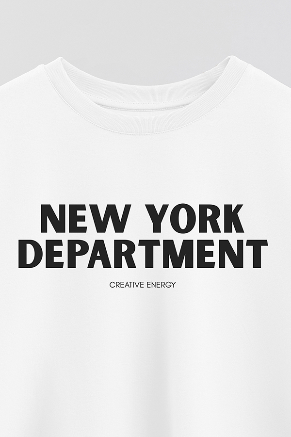 REMERA CROP ESTAMPADA BD NY DEPARTMENT