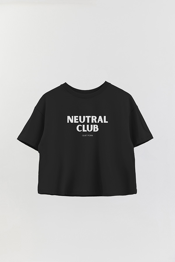 REMERA CROP ESTAMPADA BD NEUTRAL CLUB