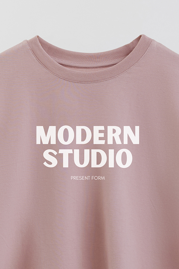 REMERA CROP ESTAMPADA BD MODERN