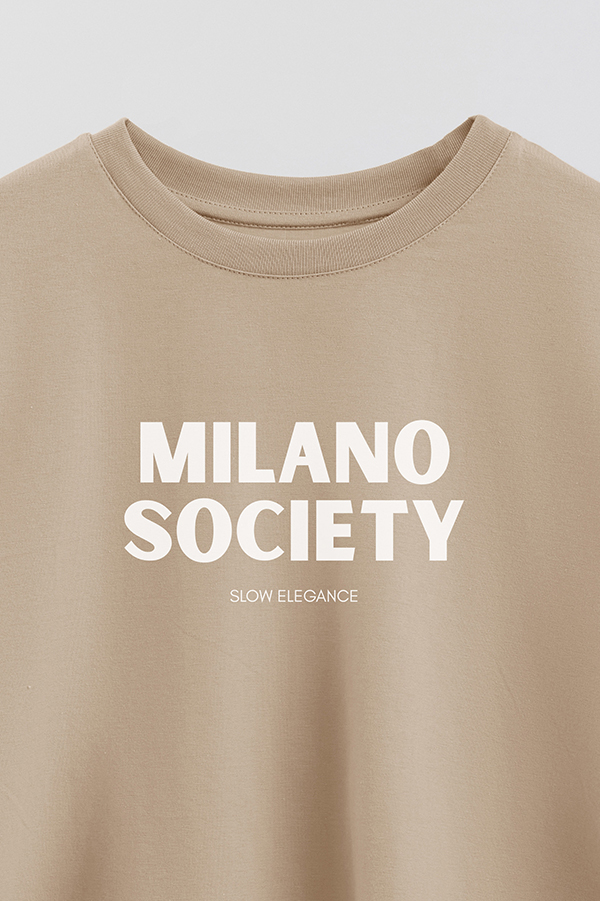 REMERA CROP ESTAMPADA BD MILANO