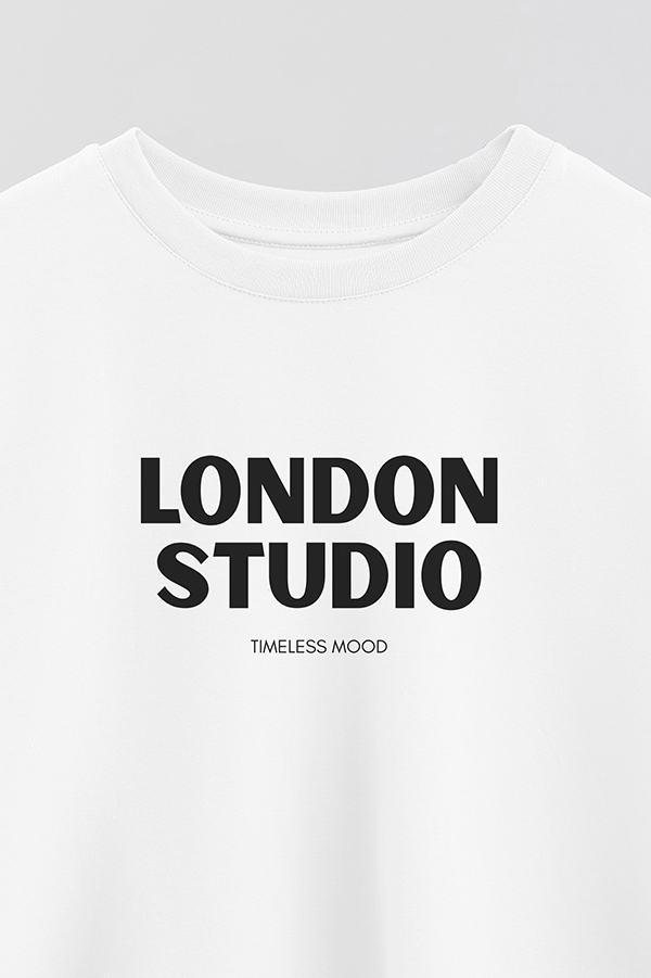 REMERA CROP ESTAMPADA BD LONDON STUDIO