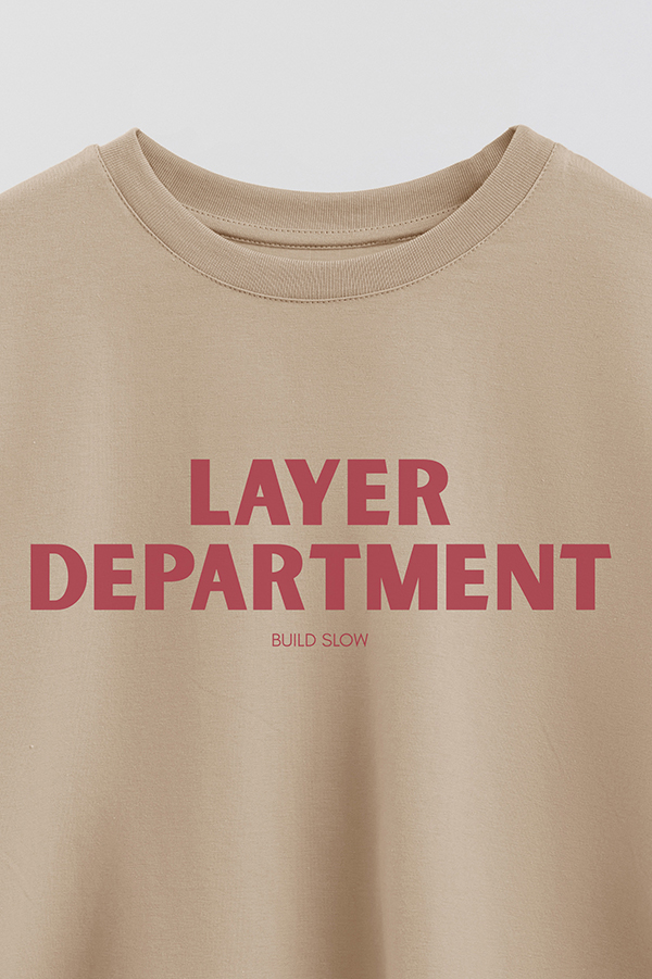 REMERA CROP ESTAMPADA BD LAYER DEPT