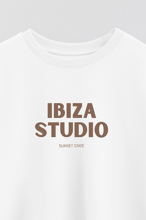 REMERA CROP ESTAMPADA BD IBIZA STUDIO